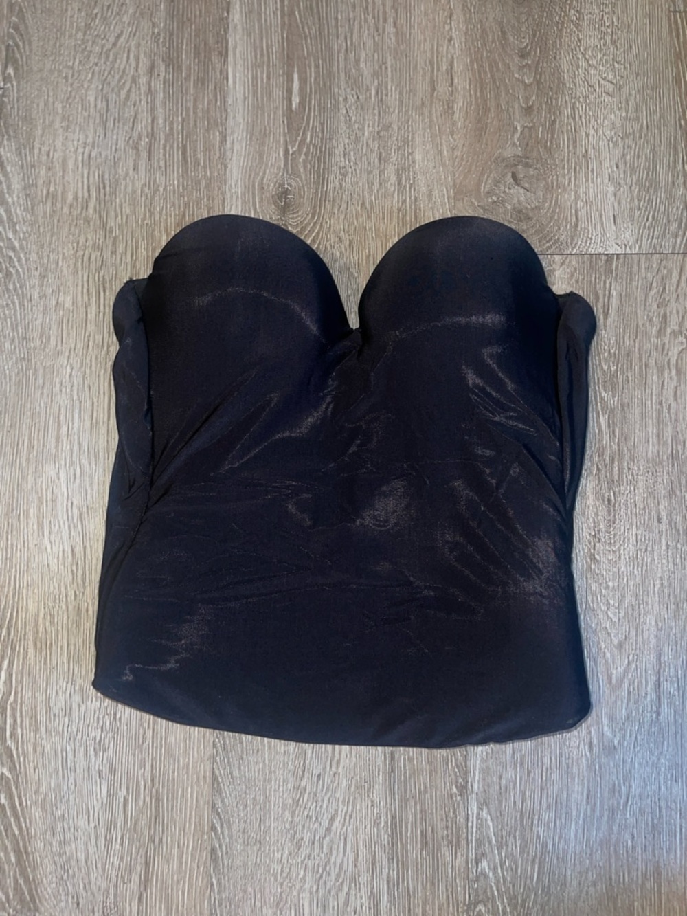 Victoria's Secret Black Shimmery Strapless Top corset Y2K bustier 36c sexy